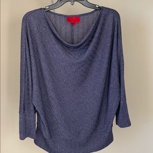 3/4 sleeve scoop dress shirt